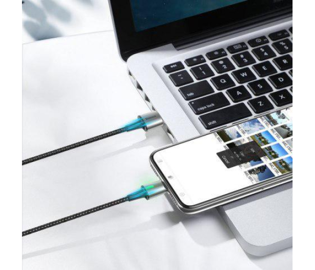 Baseus Kabel magnetyczny USB - microUSB/USB-C/Lightning Baseus Zinc - 1379606 - zdjęcie 4